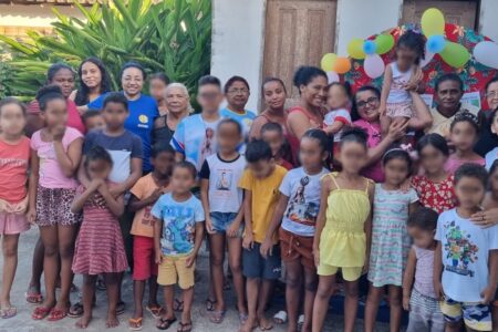 Alegria e diversão: atividade de convivência reúne crianças em Pinheiro/MA